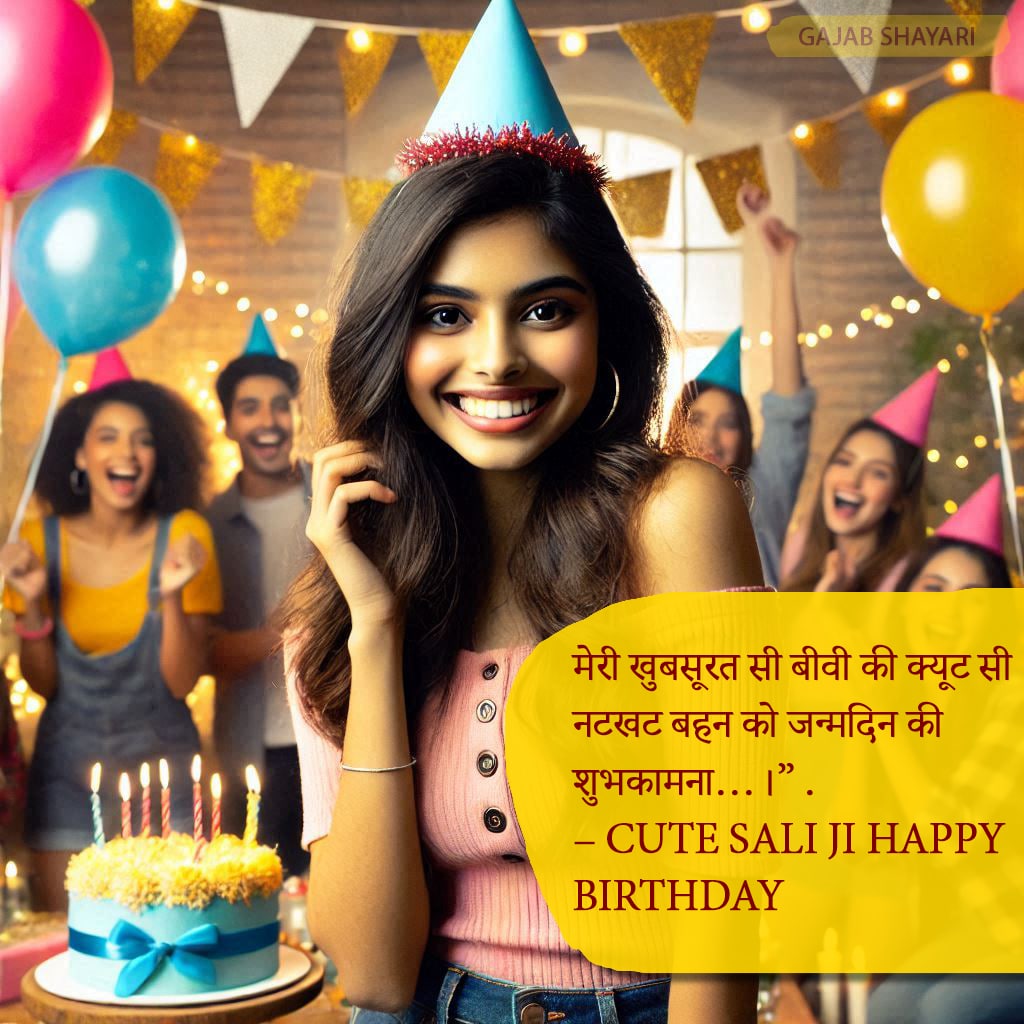 Happy birthday wishes for sali in hindi