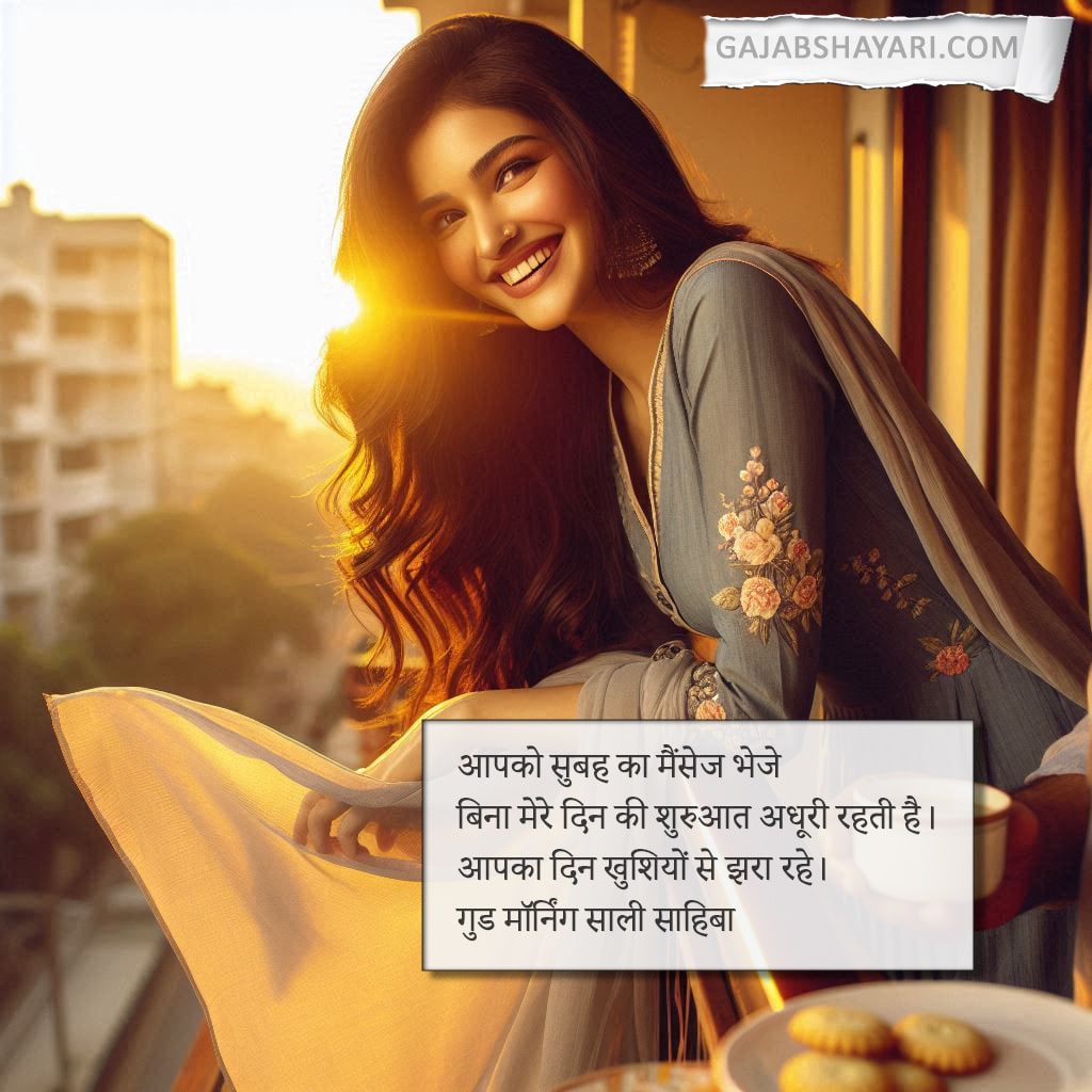 Good morning sali ji