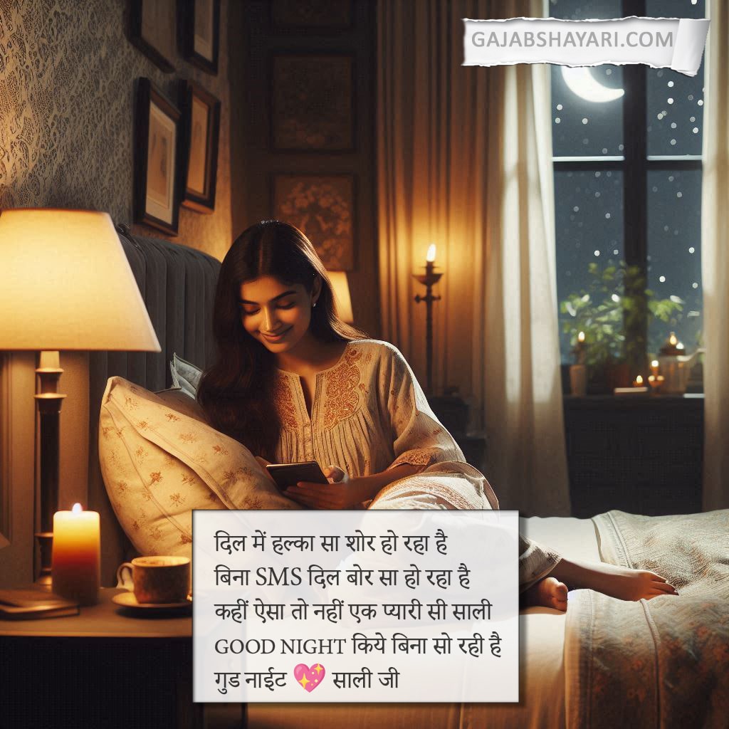 Good Night Sali Shayari