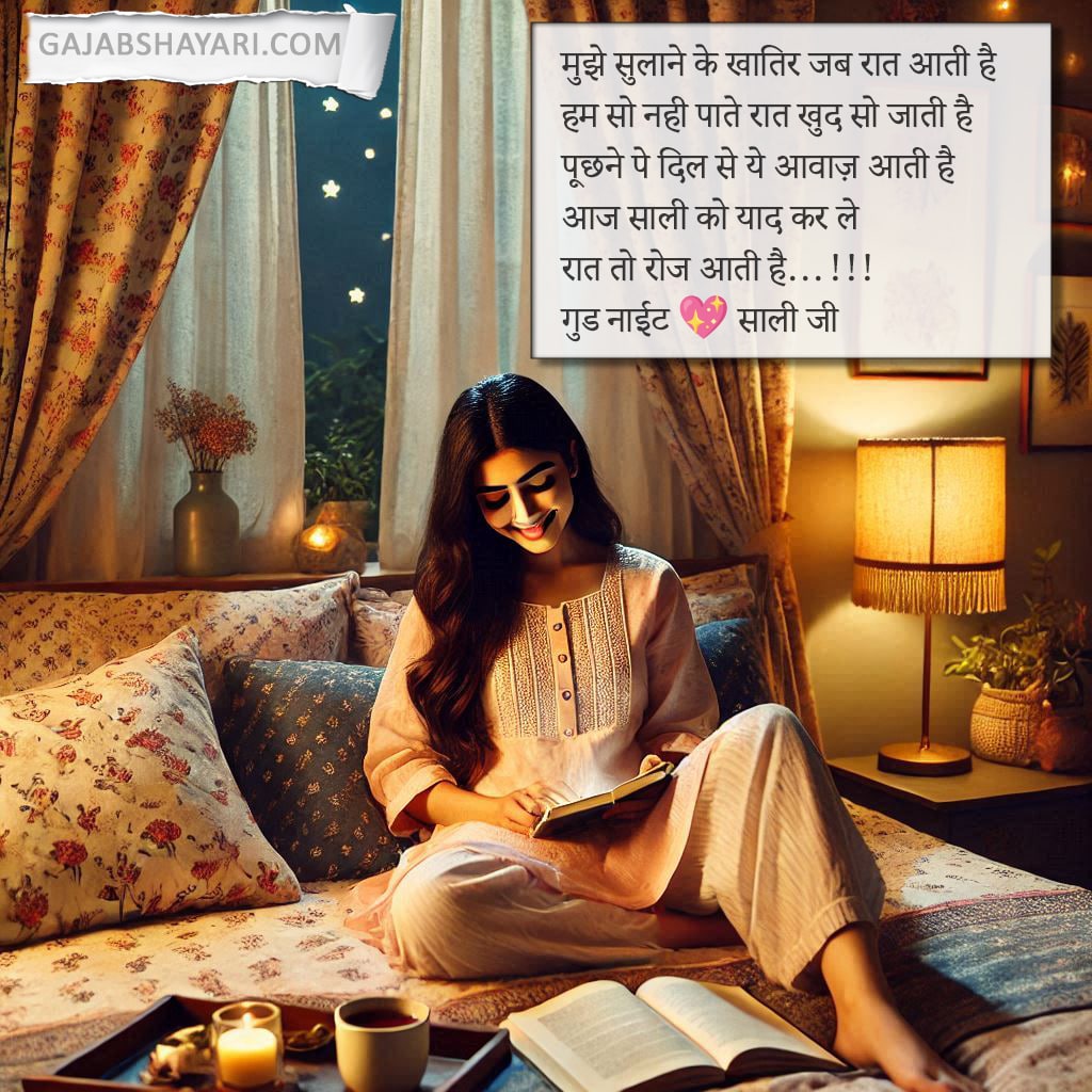 Good Night Sali Shayari