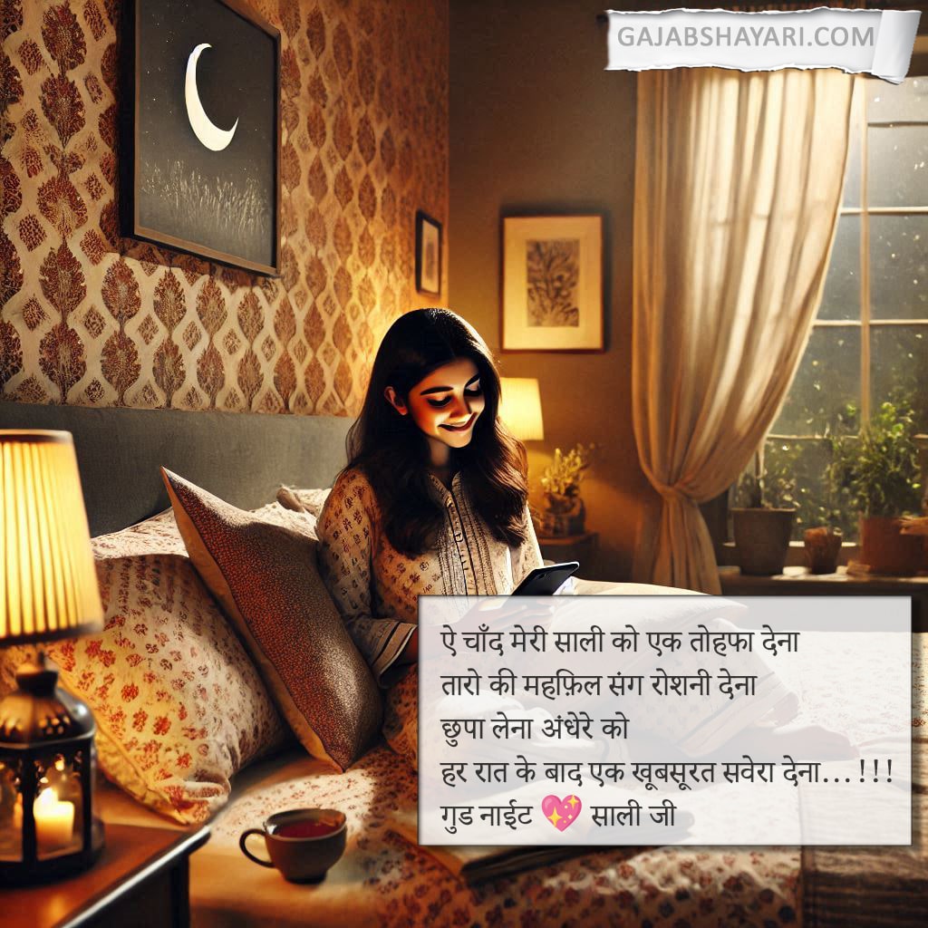 Good Night Sali Shayari
