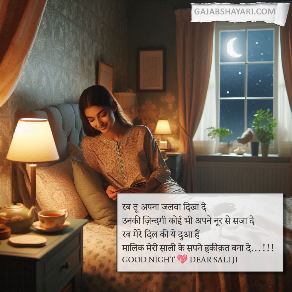 Good Night Sali Shayari